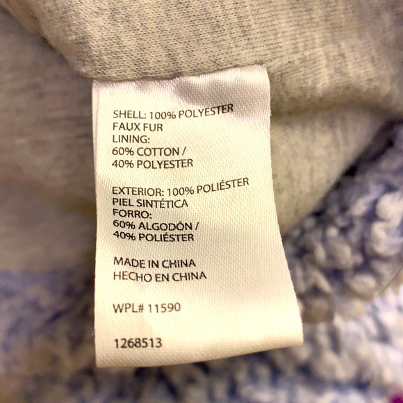 FUZZY BABY BLUE QUARTER ZIP - Picture 7 of 7